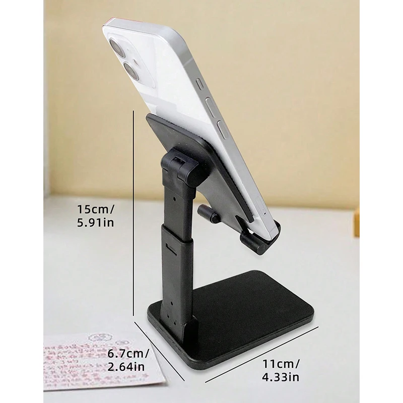 Foldable and Extendable Phone Stand, Desktop Phone Stand, Portable Tablet Stand