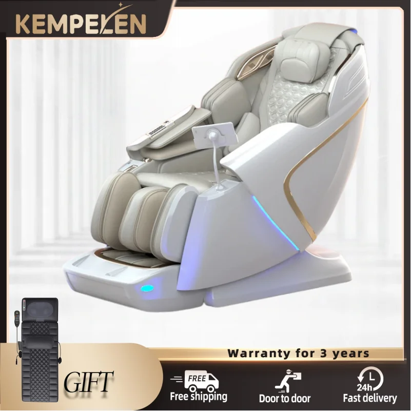 

Двухъядерное массажное кресло 4D с треком SL, нулевой гравитацией, тайской растяжкой, подогревом, подушками для всего тела — 3-летняя гарантия