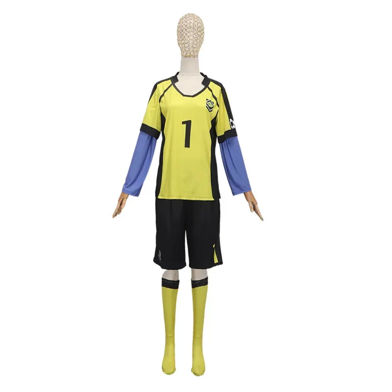 25COSBlue Lock Anime Cosplay Costume Bastard Munchen Isagi Bachira Chigiri Nagi Rin Sae Itoshi Kaiser Reo Hiori Barou Shidou Nik view 5