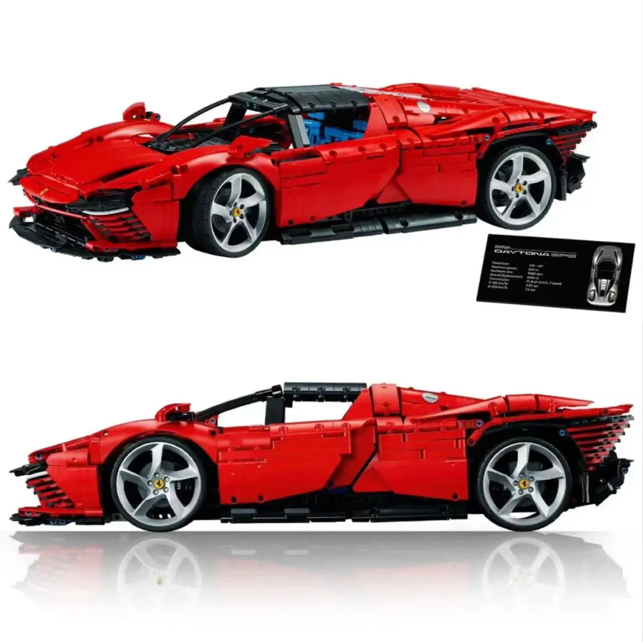 NEW 3778 Pcs  Daytona SP3 42143 Supercar Model Building Block Vehicle Bricks Toy For Boy Girls Birthday Christmas Gift