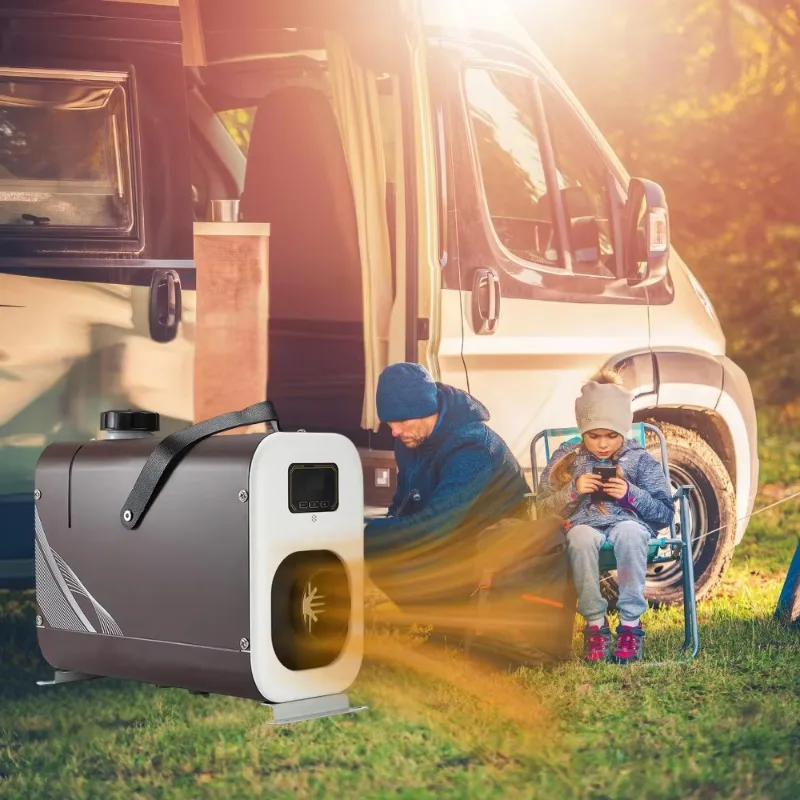 سخان ديزل احترافي بقدرة 5 كيلو وات، سخان ركن متعدد الجهد 12 فولت - 220 فولت مع شهادة أمان للسوقات الدولية ​