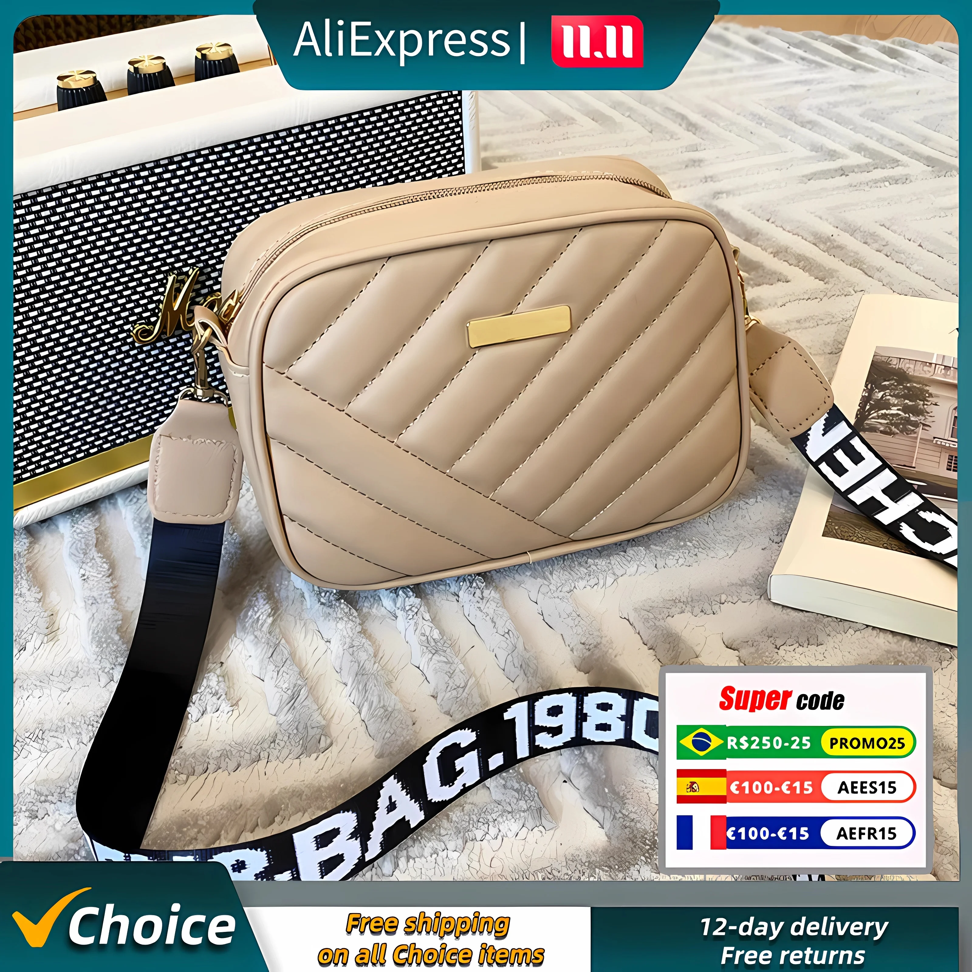 

PU Diamond Crossbody Bag Ladies Bag Leather Satchel Ladies Casual Shoulder Bag Ladies New Storage Bag Shoulder Bag