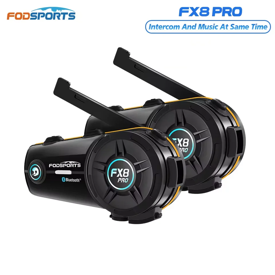 2個セット Fodsports FX8 Pro バイク用インターコム Bluetooth