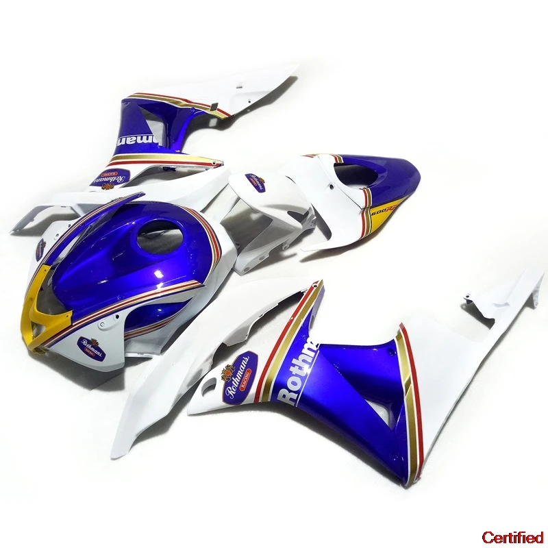 Motorcycle fairings kit Fit for Honda CBR600RR 2007 2008 CBR 600rr 07 08 White blue Fairing ZXMT DS87