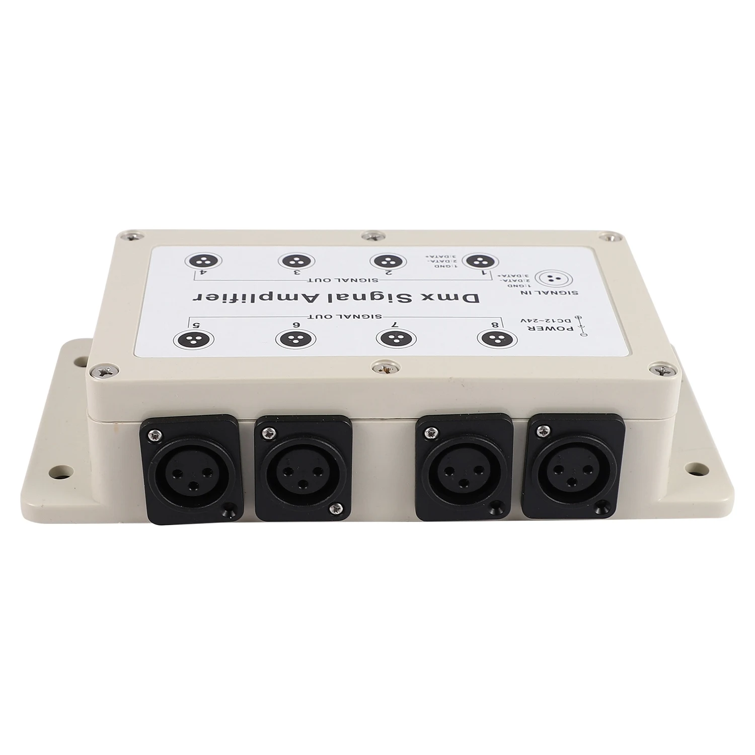 AT02-Dc12-24V 8 Channel Output Dmx Dmx512 Led Controller Signal Amplifier Splitter Distributor For Home Equipments