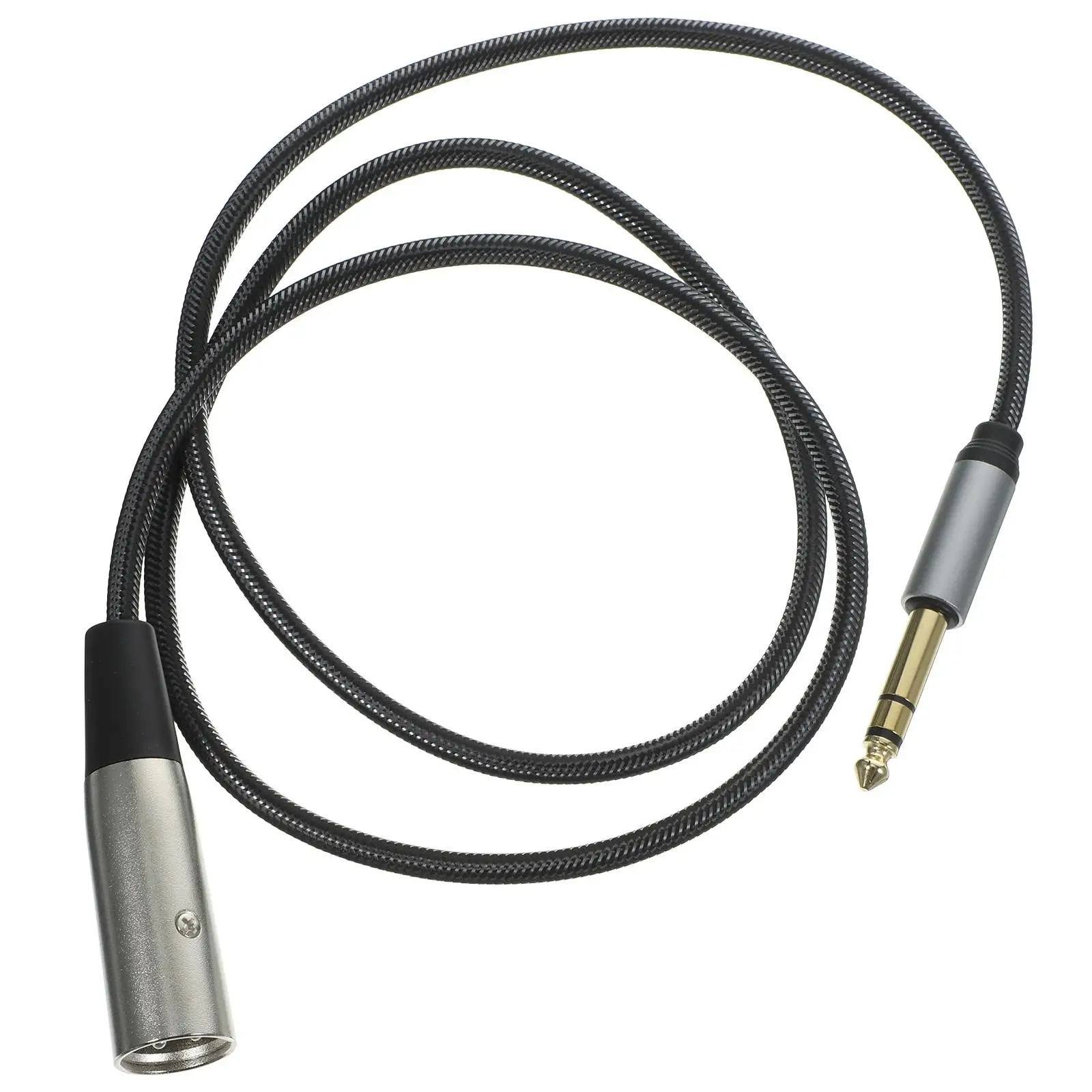 

1M XLR 6.5mm 3 Pin Microphone Cables Audio Cable Durable High Fidelity Microphone Mixer Compatible Signal Adapter