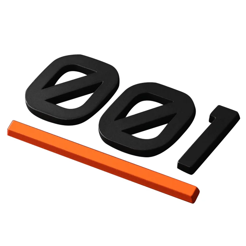 For ZEEKR 001/007/X Black Car Markers Car Modification Blacking Markers Rear End Markers Header Markers Special Decoration