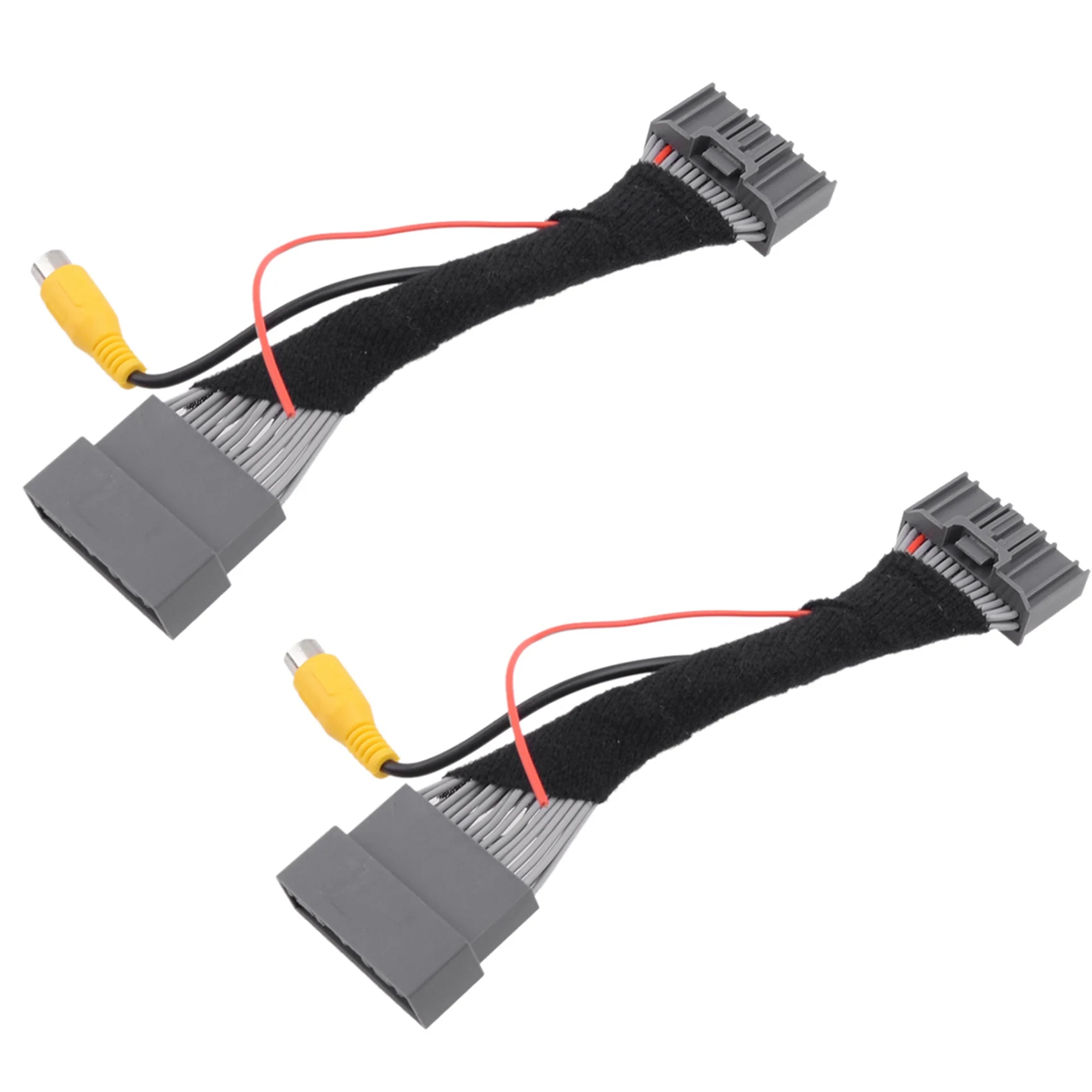 

2X Car Rear View Camera Adapter Wire Harness Cable Video Connector for Honda CRV Civic EXI 2012-2016