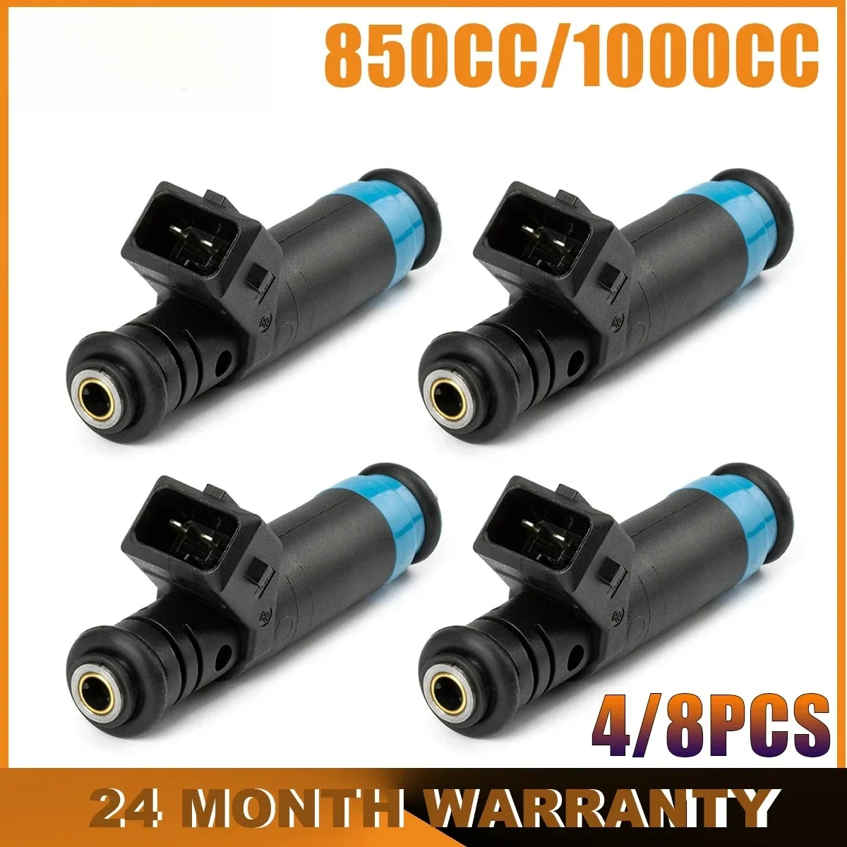 4/8PCS High Impedance Fuel Injectors For Buick For Ford For BMW Deka 80LB 850cc 1000cc EV1 Siemens FI114992 FI114991 XZGC5009