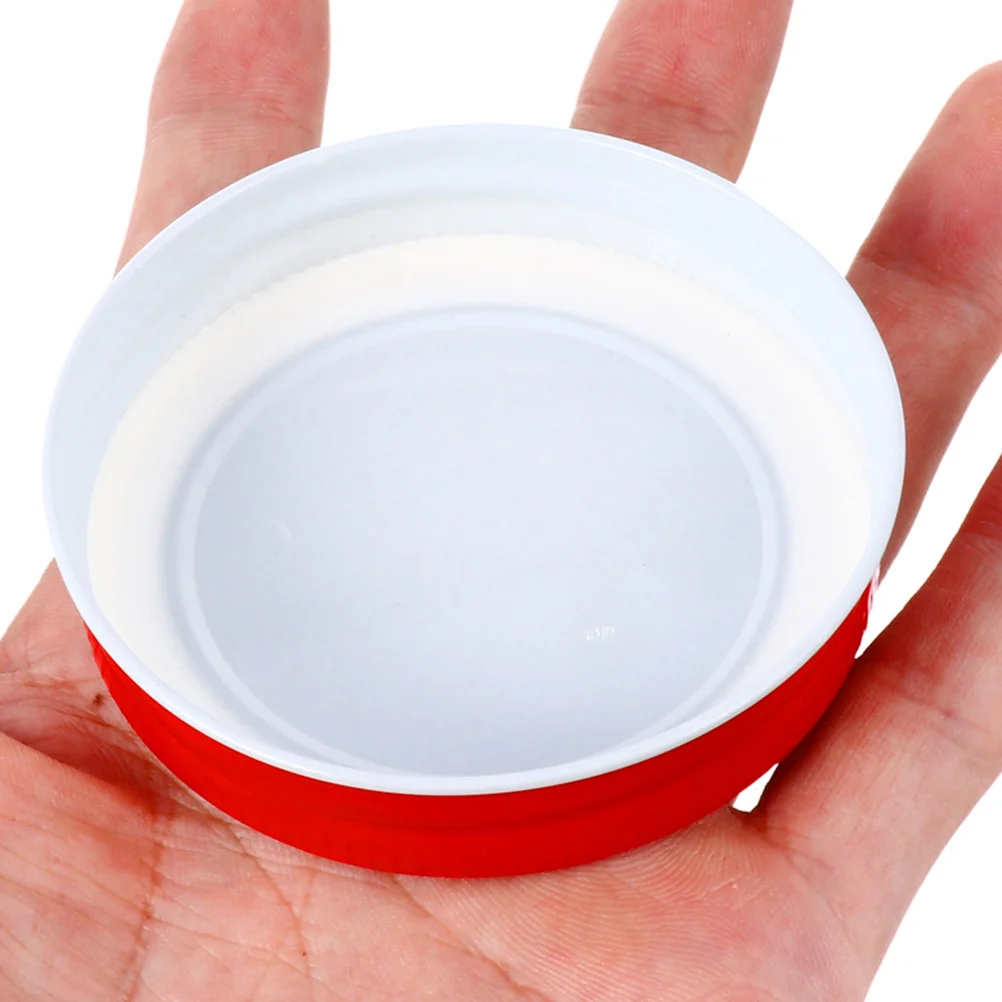 

6Pcs Airtight Leakproof Tinplate Jar Lids Reusable Can Canning Covers Sealing Caps for Storing Jams Candy Tea Coffee