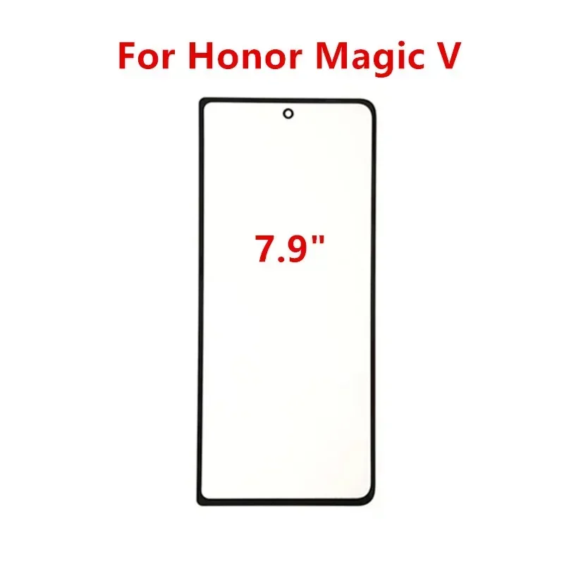 الشاشة الخارجية ل Honor Magic 7 6 Pro V 5 Lite 4 3 Vs3 Vs2 V3 V2 V لوحة اللمس شاشة الكريستال السائل غطاء زجاجي أمامي إصلاح أجزاء + OCA