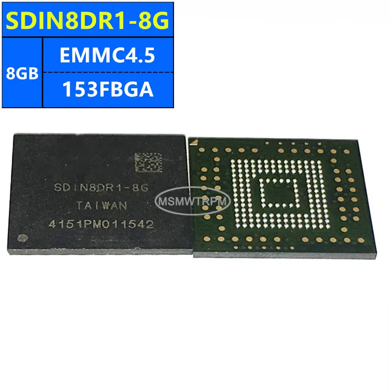 SDIN8DR1-8G SDIN8DE2-8G SDIN8DE1-8G EMMC4.5 8GB 153FBGA Memory Chip IC Electronic Components New Original