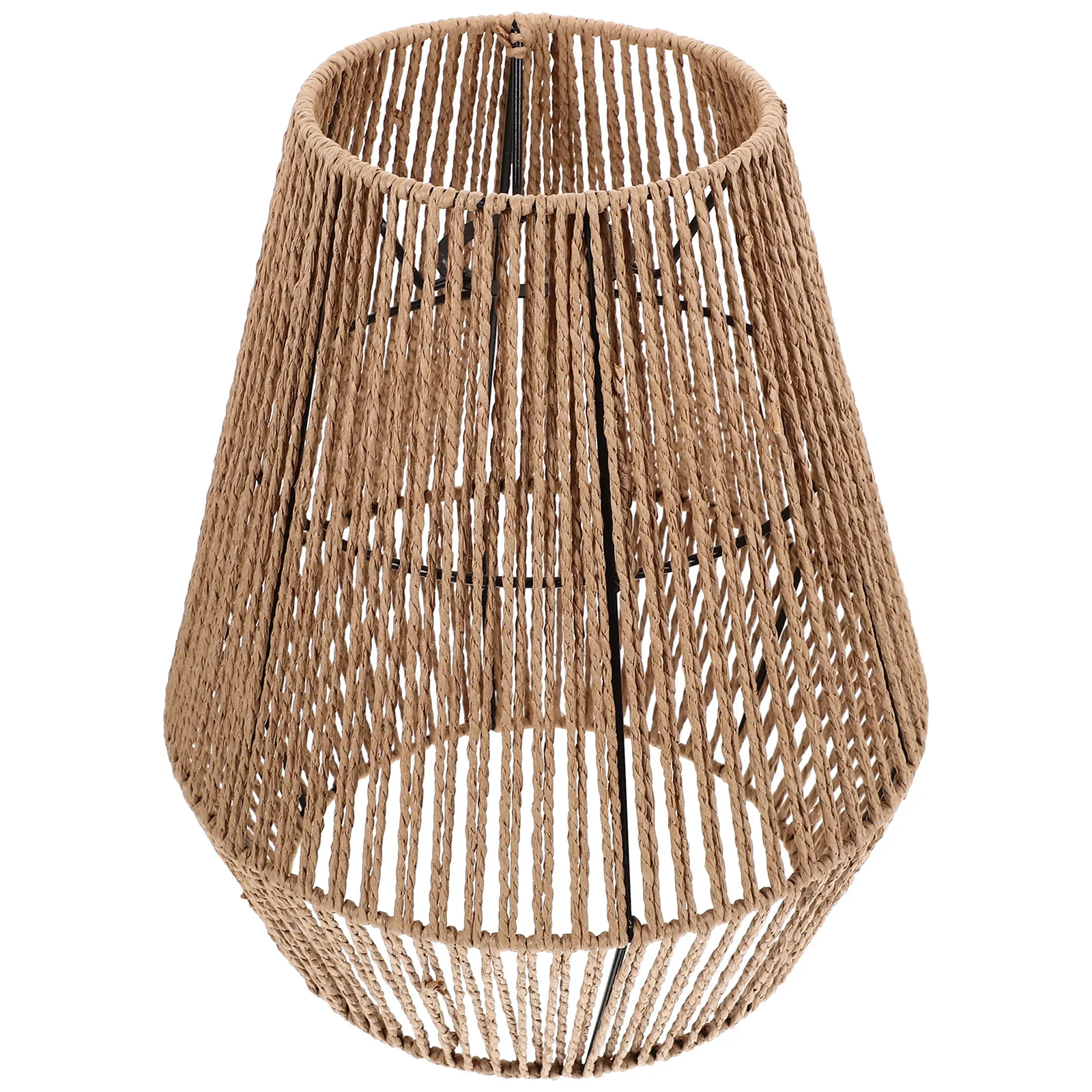 

Плетеный абажур из ротанга для люстры и подвесного светильника, деревенский декоративный подвесной светильник, рассеиватель света для дома, офиса, фермерского дома