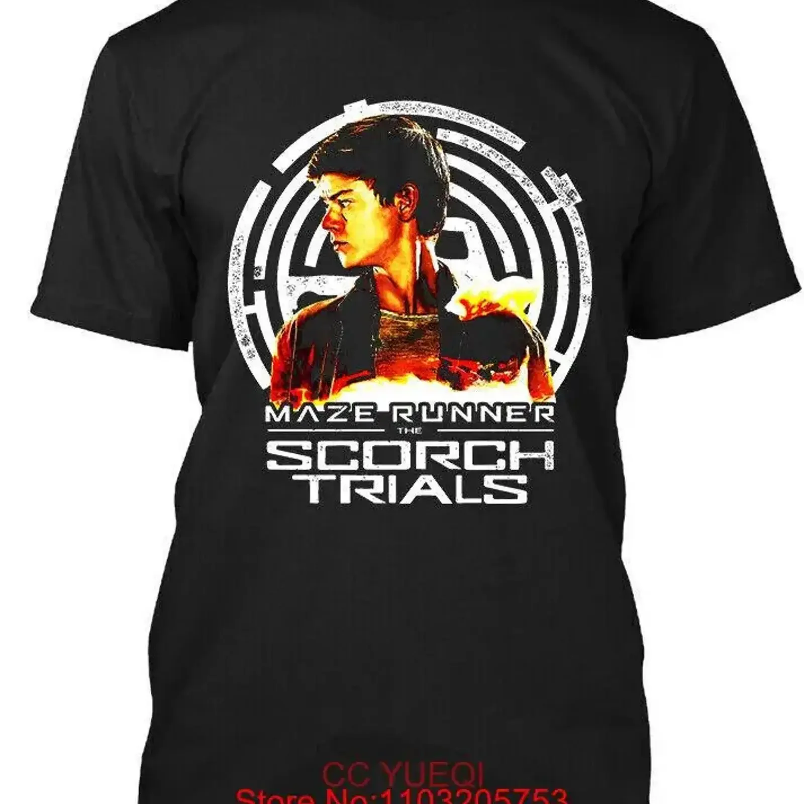تي شيرت جديد مشهور لعداء المتاهة The Scorch Trials American Action Movie تي شيرت S 4XL عتيق مغسول للارتداء اليومي قليلاً