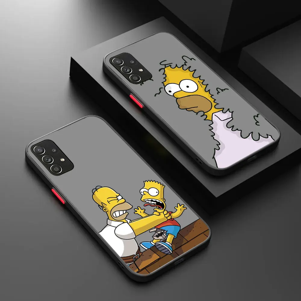 The Movie S-Simpsons Phone Case For Samsung GALAXY A52 A53 A70 A71 A72 A750 A73 J2 J4 J5 J6 J7 J700 S PRIME PLUS CORE 5G