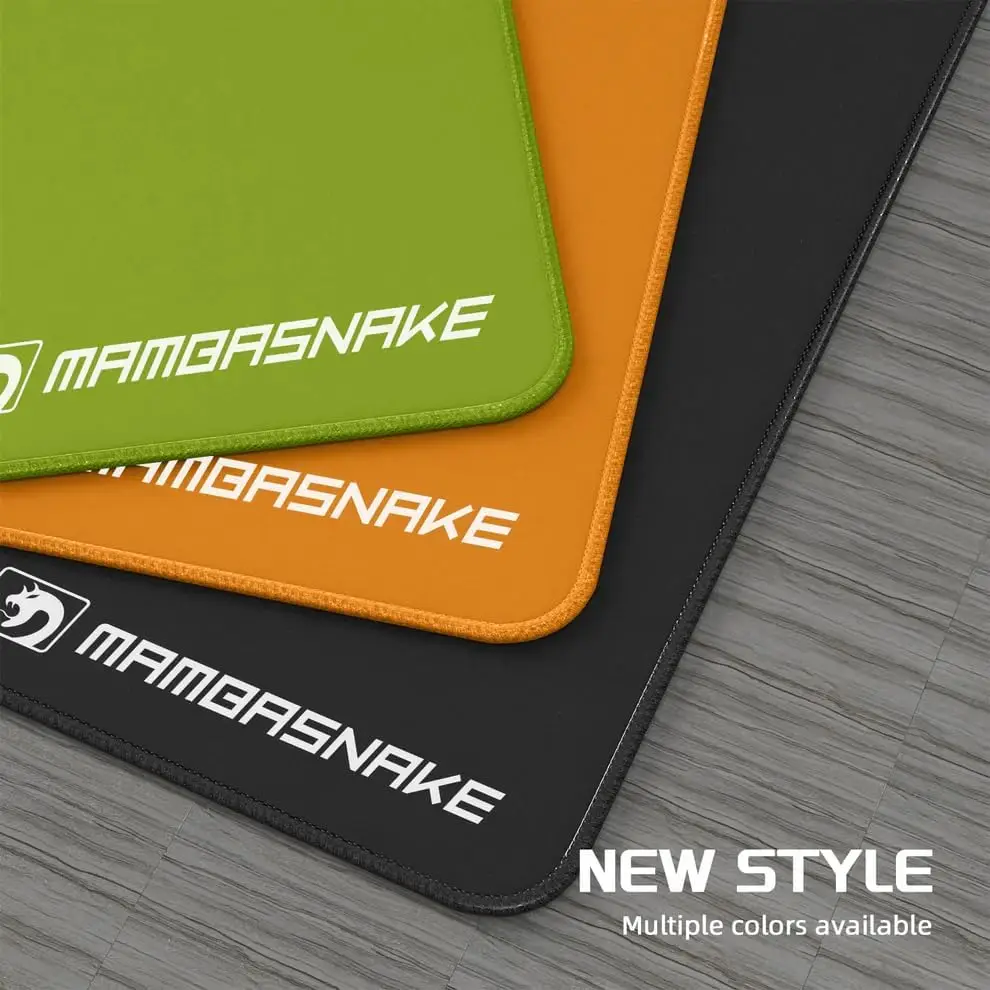 MAMBASNAKE CM02 Gaming Mouse Pad 450×400mm 4mm Thick Non-Slip Rubber Base Waterproof Desk Mat Ultra-High-Density