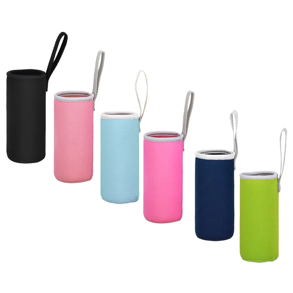 6 Pcs Beer Cooler Sleeve Bottle Protective Cover Cup Set Water Cap Cloth