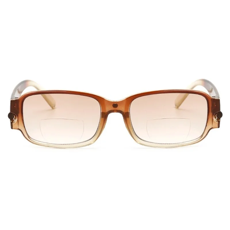 Fashion Solid Color Reading Glasses Flat Mirror for Women Men Simple Multifunction Bifocal Lenses  One Mirror for Two Purposes image 3