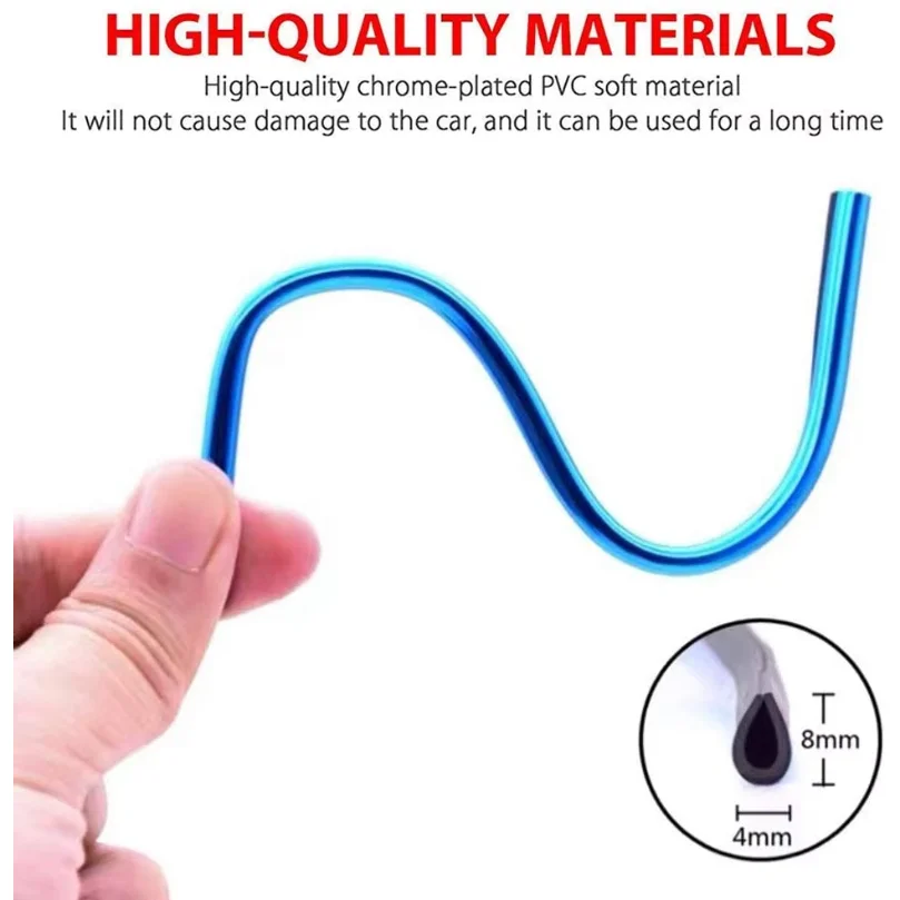 10 Pcs Car Air Vent Grille decoration Trim Sticker U Style Air Conditioner Outlet Decoration Strip Car Decoration - view 3