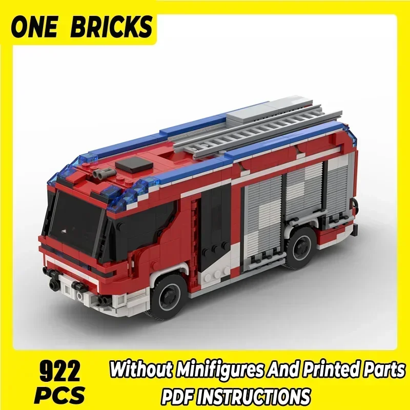 

Moc Building Bricks Модель городского автомобиля Берлин RT Гибридный пожарный автомобиль Двигатель Технология Блоки Подарки Рождественские игрушки Наборы для самостоятельной сборки