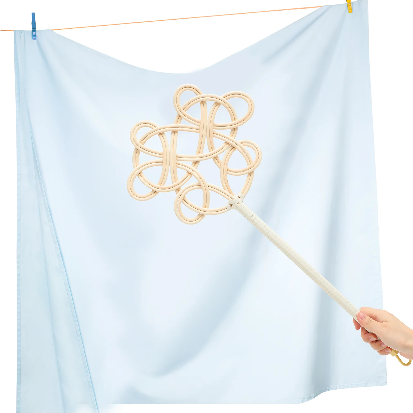 

Long Handle Rattan Quilt Beater Rug Carpet Dust Cleaner Manual Dusting Tool Rug Dust Removal Tool Cleaning Duster