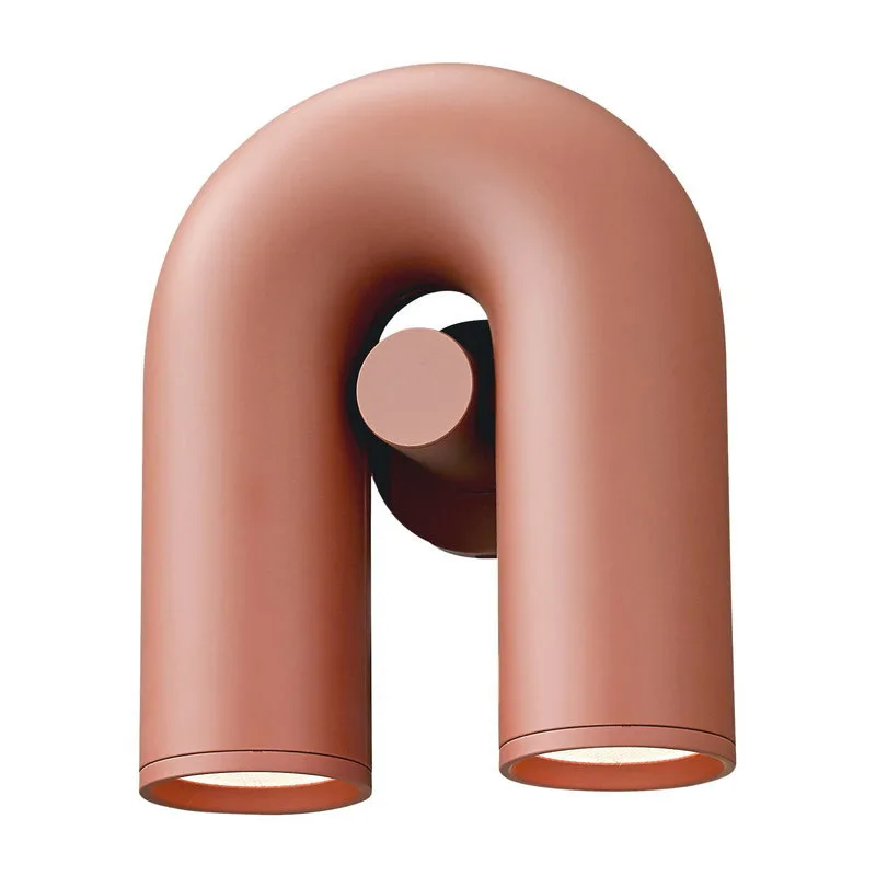 Nordic U Shaped Can Rotate Led Wall Light Living Room Dining Room Corridor Stair Aisle Bedroom Study Children's Room Wall Sconce