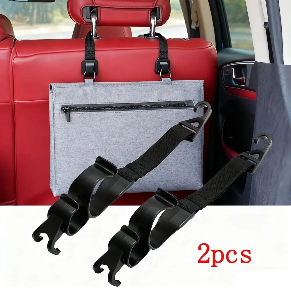 2/4pcs Car Hooks Electric Car Hooks Non Drilling Hooks Universal Car Umbrella Hooks Seat Hooks