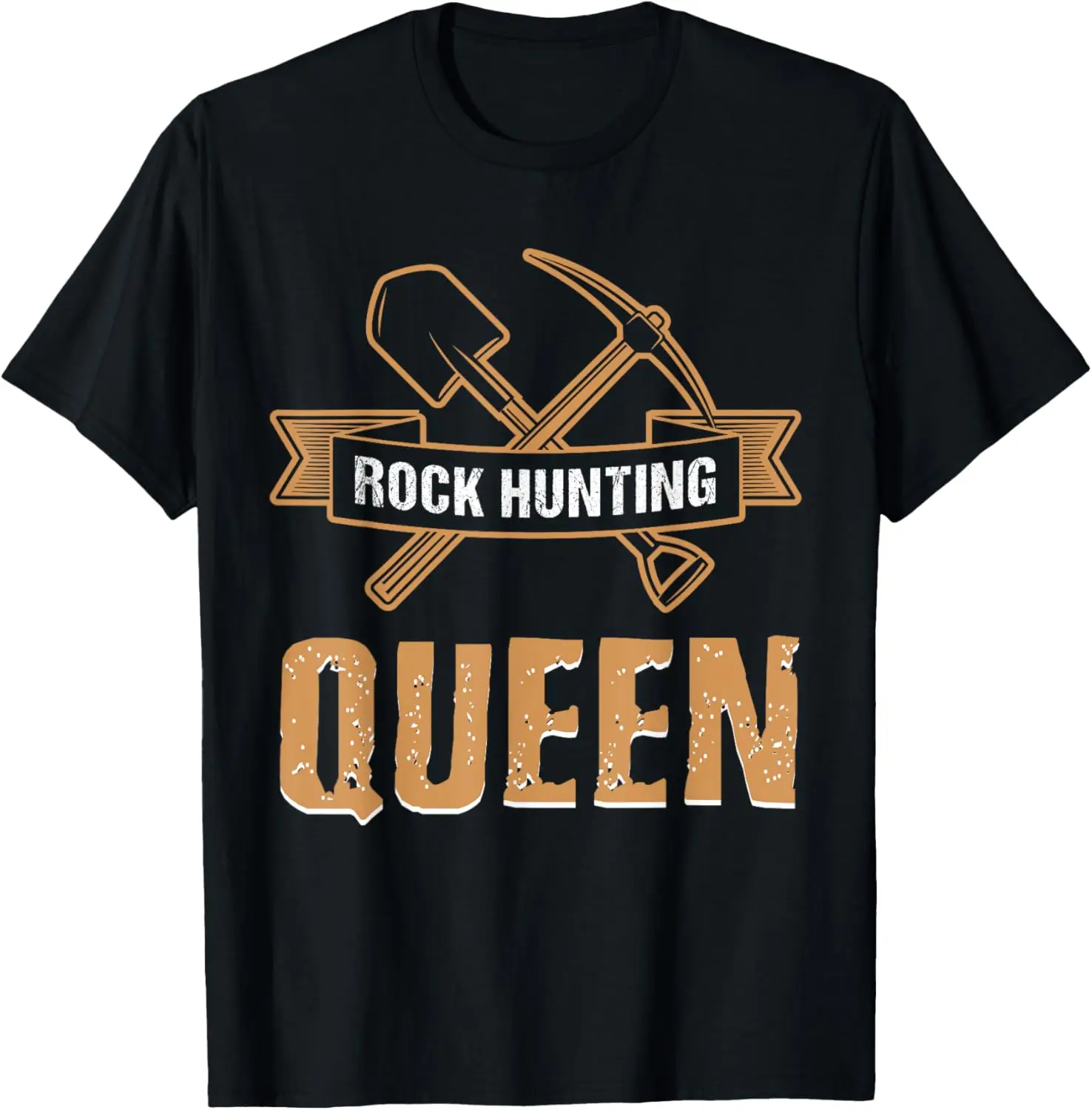 Funny Rock Hunting Queen Geology Rock Hounding Archaeology T-Shirt