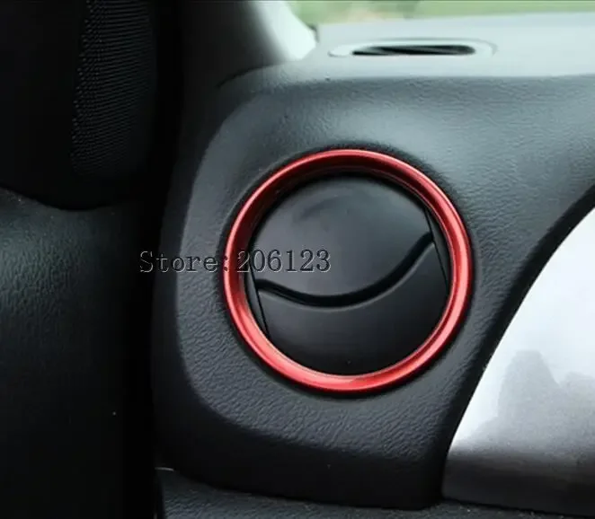 5pcs FOR Suzuki vitara 2016 2017 2018 air-conditioning outlet decoration ring COVER Car accessories interior refitting