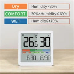 LCD Digital Thermometer Hygrometer Sensor Gauge Weather Station New Digital Home Indoor Temperature Humidity Meter
