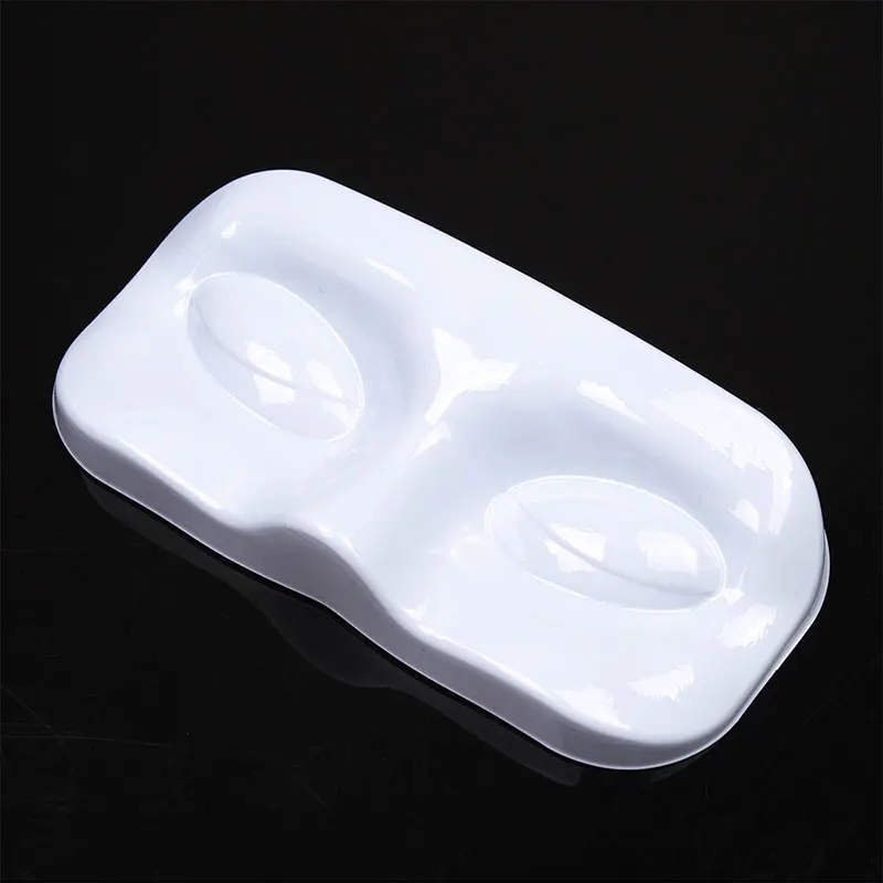 5Pcs Eyelash Trays Holder False Eyelashes Storage Case Face Shape False Lashes Packaging Box Makeup Tool