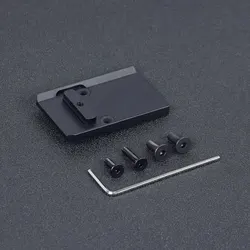 Glock Plate Base Mount Fits RMR-C Footprint VISM Red Dot Sight for Airsoft Tokyo Marui Glock 17 18C 19 KWA KSC Rear Sight