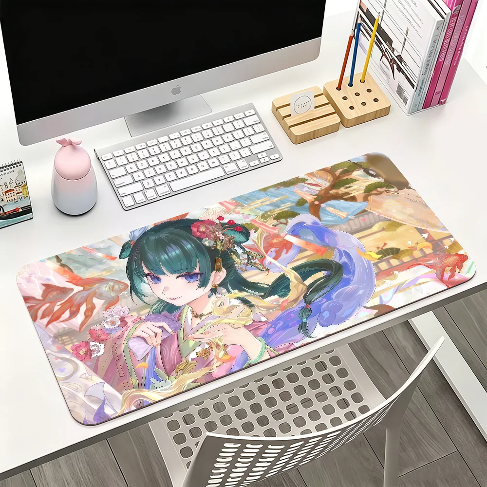 Apothecary Diaries Anime Gamer Mouse Pad For Office Gaming And Keyboards Non-Slip Large Waterproof