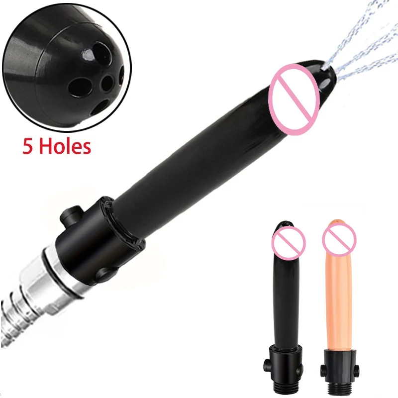 Enema Shower Cleaning Set Anal Plug Dildo Beads Anal Enema Cleaning Butt Plug Gay Sex Toy For Man