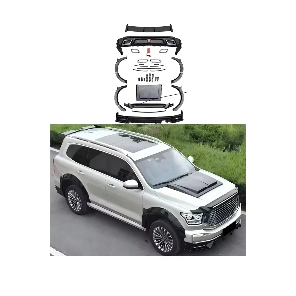 

Facelift for Tank-500 Bodykit Include Front and Rear Car Bumper Side Skirts