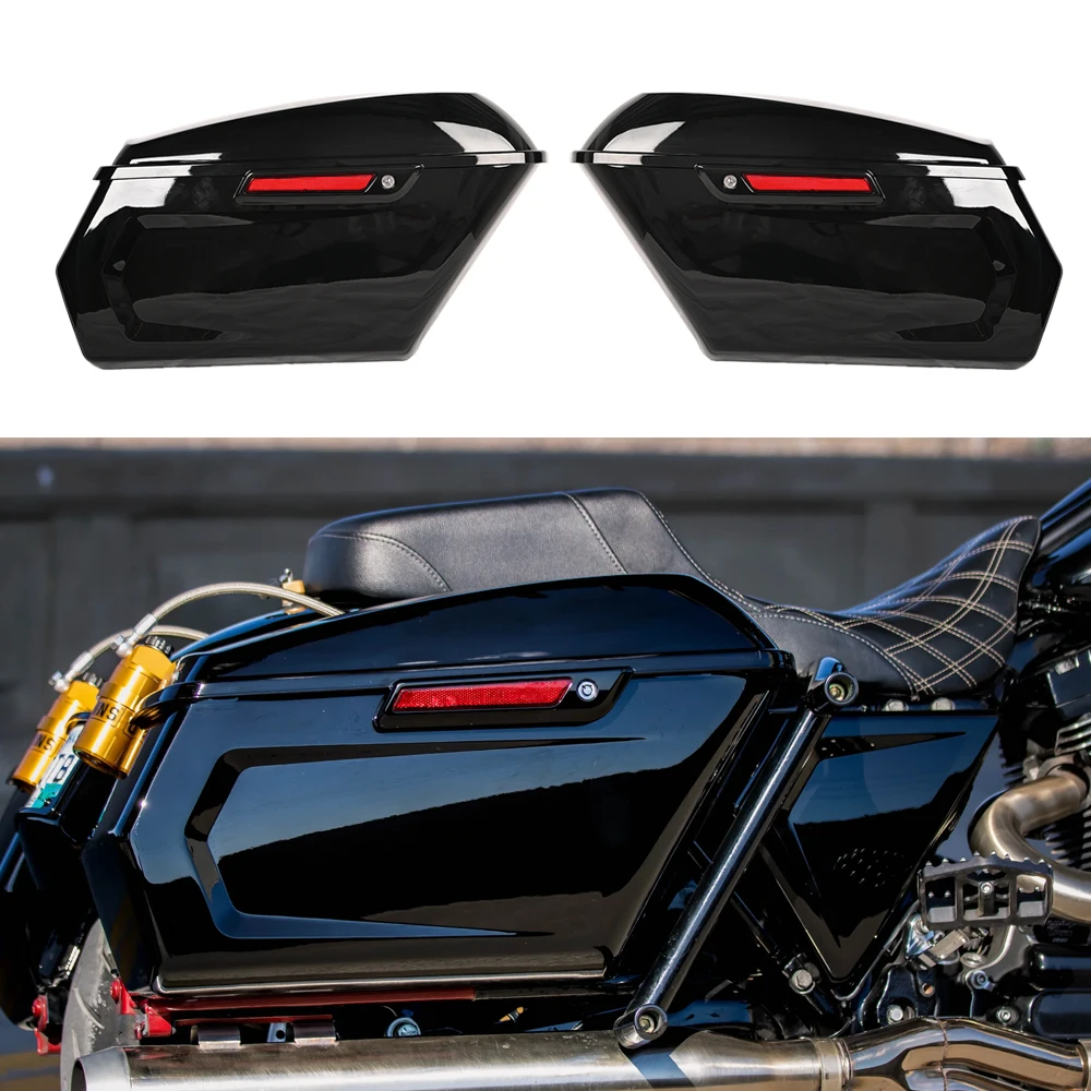 

Motorcycle Performance New Chopped V2 Saddlebags Luggage for Harley Davidson Touring Road King Road Glide Street Glide 2014-2023