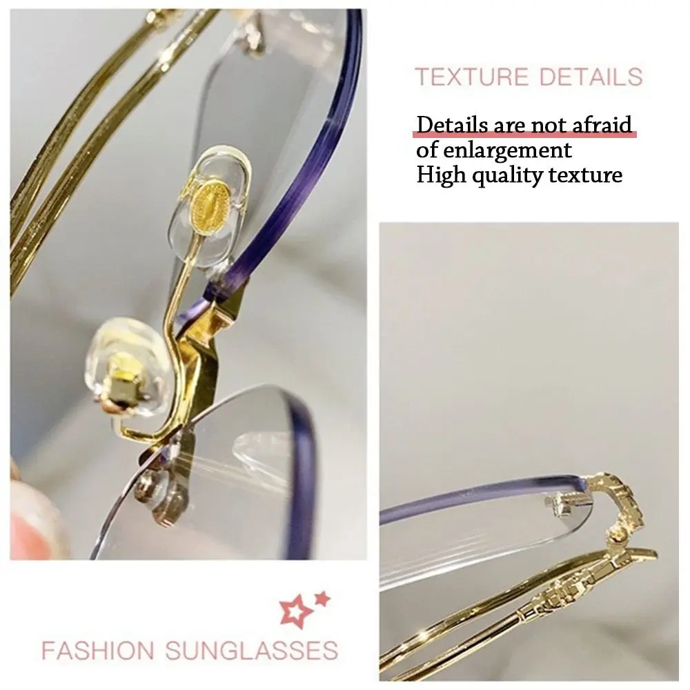 

Блокирующие синие лучи, антирадиационные очки, оправа для очков без оправы, сверхлегкие очки с защитой от синего света, защита глаз