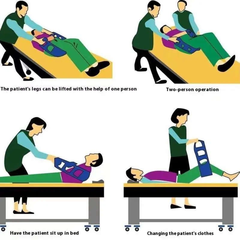 New Bed-In Elderly Mobile Belt Patient Transfer Nursing Sling Disabled Patients Pull Belt Removable Auxiliary Nursing Accessory