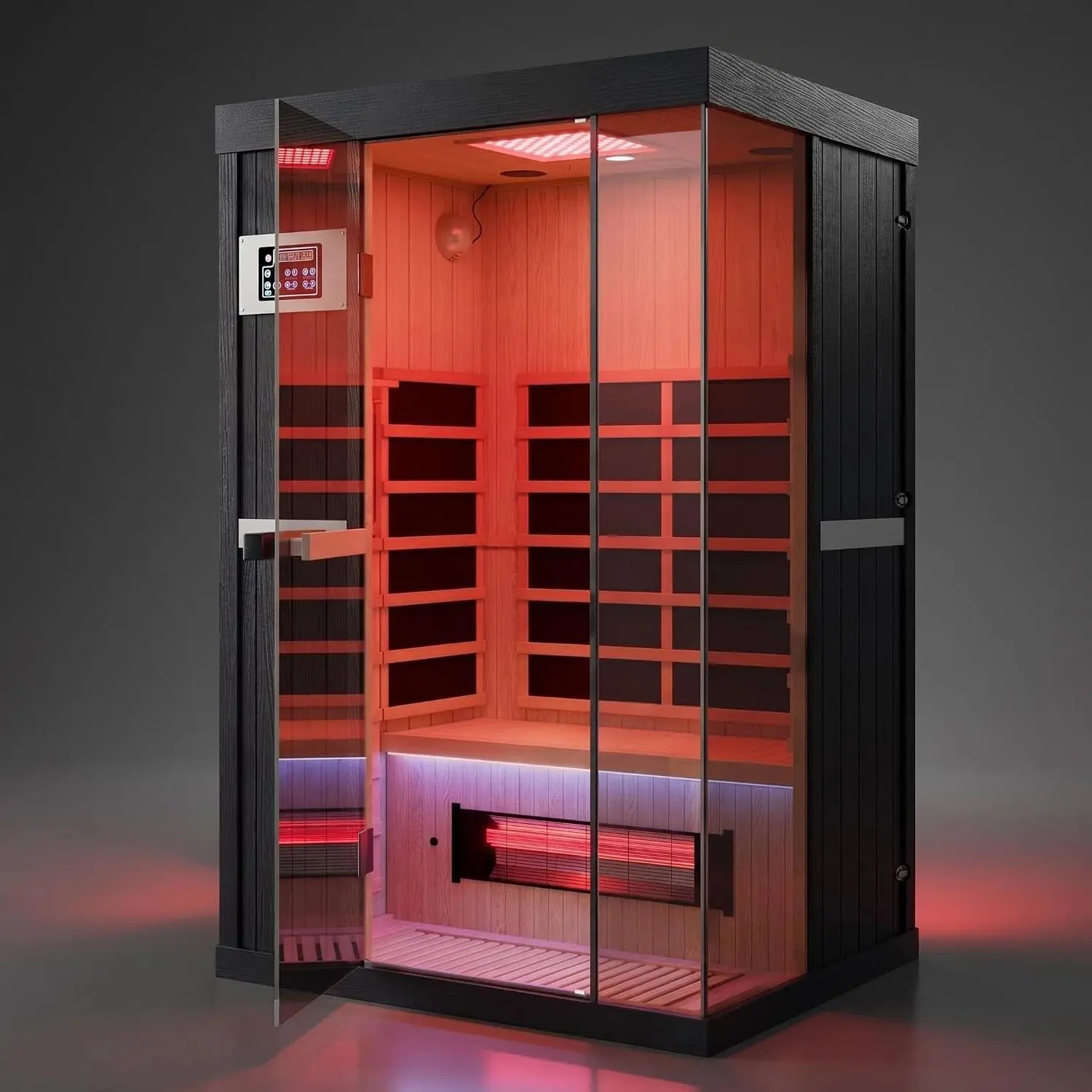 2-Person Full Spectrum Infrared Sauna 1990W-120V Fast Heating, Customized