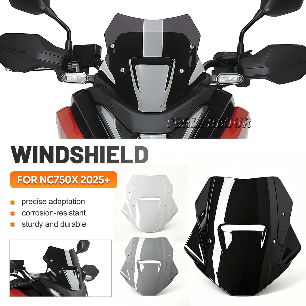 

Windshield For HONDA NC750X 2025 Motorcycle Accessories Windscreen Anti-Scratch Acrylic Deflector Moto Parts