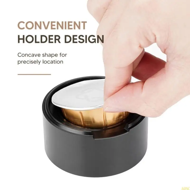 A0NC Reutilable Coffee Pods Filler Conjunto simples usar e vagens café à prova vazamento