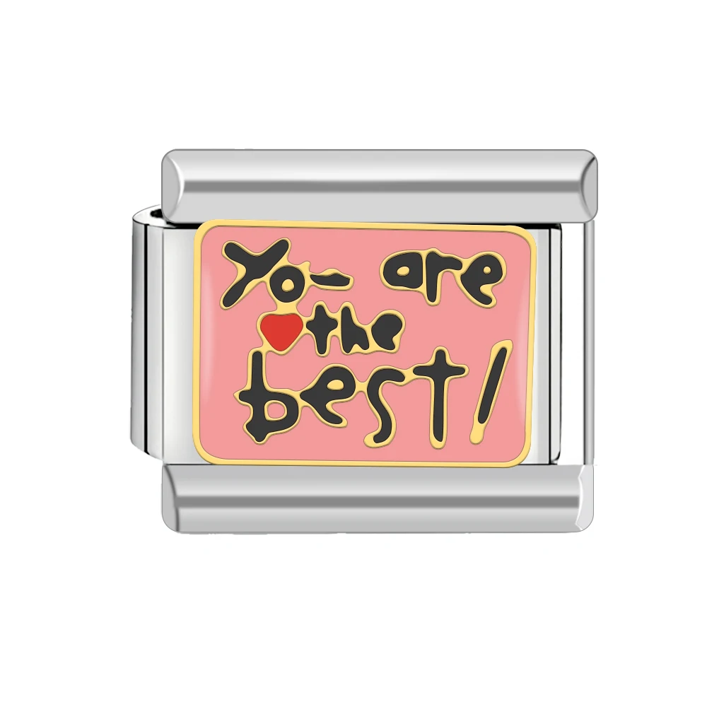 Italian Charm Stainless Steel Bracelet 9mm Diy Y2k Mix Series