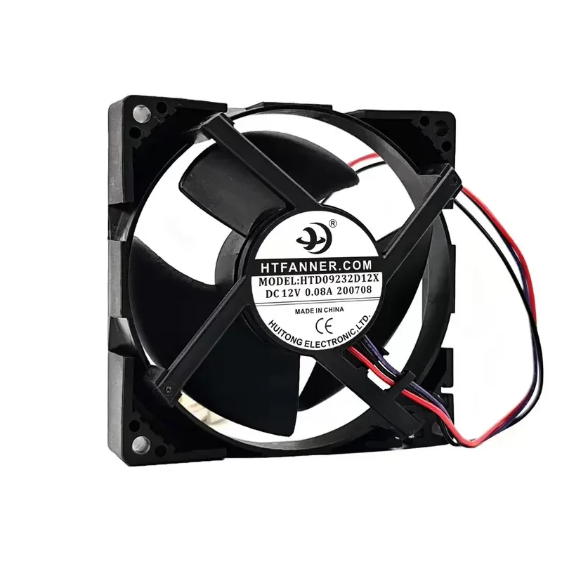 New Cooling Fan for HTFANNER Huitong Model for HTD09232D12 High Performance Quiet Operation Durable Design Efficient Heat