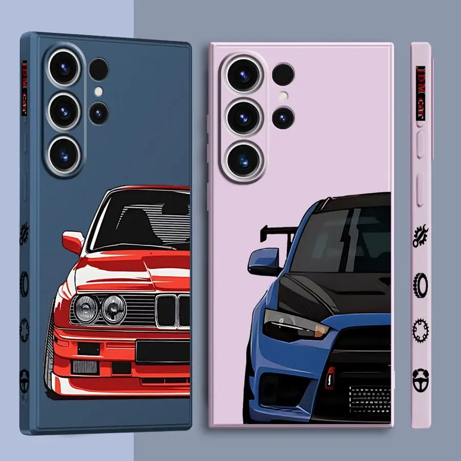 Чехол для телефона JDM Sports Cars для Samsung Galaxy S21 Plus S20 FE S24 S23 Ultra S25 S22 Plus S22 Note 20 10 Soft Cover