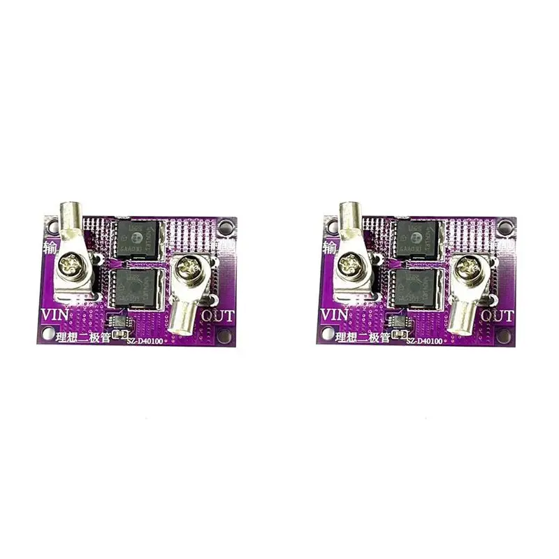 

【СКИДКА!】2X 60А Модуль идеального диода без ограничений по напряжению для солнечной энергии, защита от обратной зарядки и обратного тока