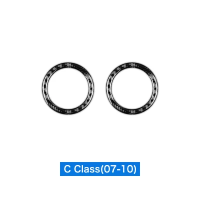 

Black Carbon Fiber A Pillar Dashboard Vent For Mercedes Benz C Class W204 2007-2010 Real Sticker Interior Accessories Upgrade