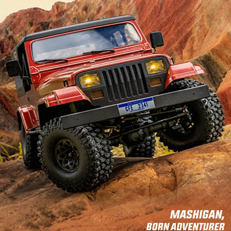 FMS 1/10 Explorer Remote Control Car Model Electric Four-Wheel Drive Climbing Car Hard Shell Cross-Country Boy Birthday Gift