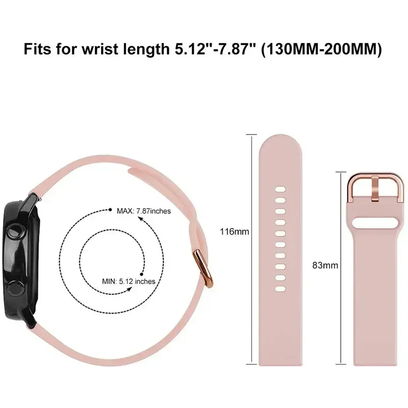Silikonarmband für Huawei Watch FIT 5 FIT 5 Pro Armband mit Metallschnalle Sportarmband für Huawei Fit 3 4 Correa Zubehör – Detail 4