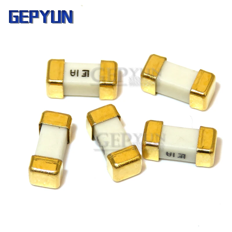 10PCS Gold foot 1808 125V 0451 SMD Fast blow Fuse 1A 2A 3A 4A 5A 6.3A 7A 8A 10A 0451 ultra-rapid fuses new Gepyun