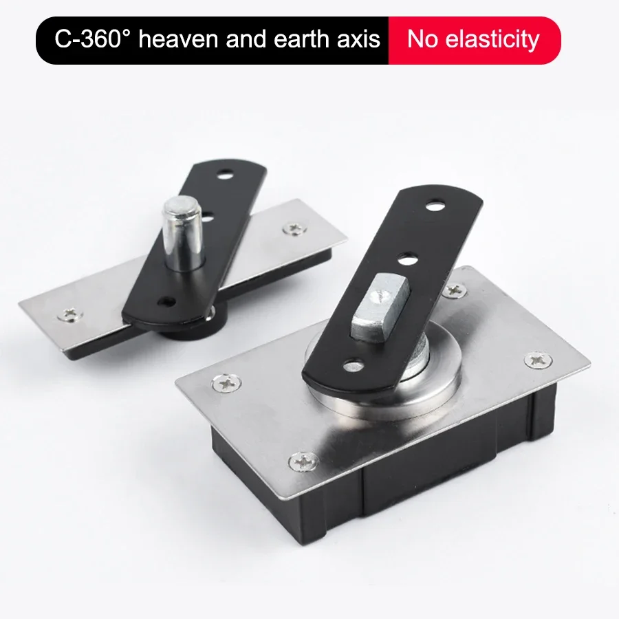 Revolving Door Shaft Up And Down Rotating Shaft Spring 90-degree Self-positioning 360 Degree Heaven And Earth Hinge